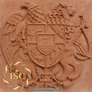 Red Tuff Stone Tiles