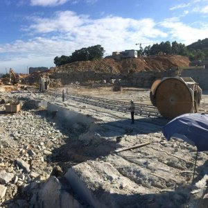 Double Blades Mining Machine